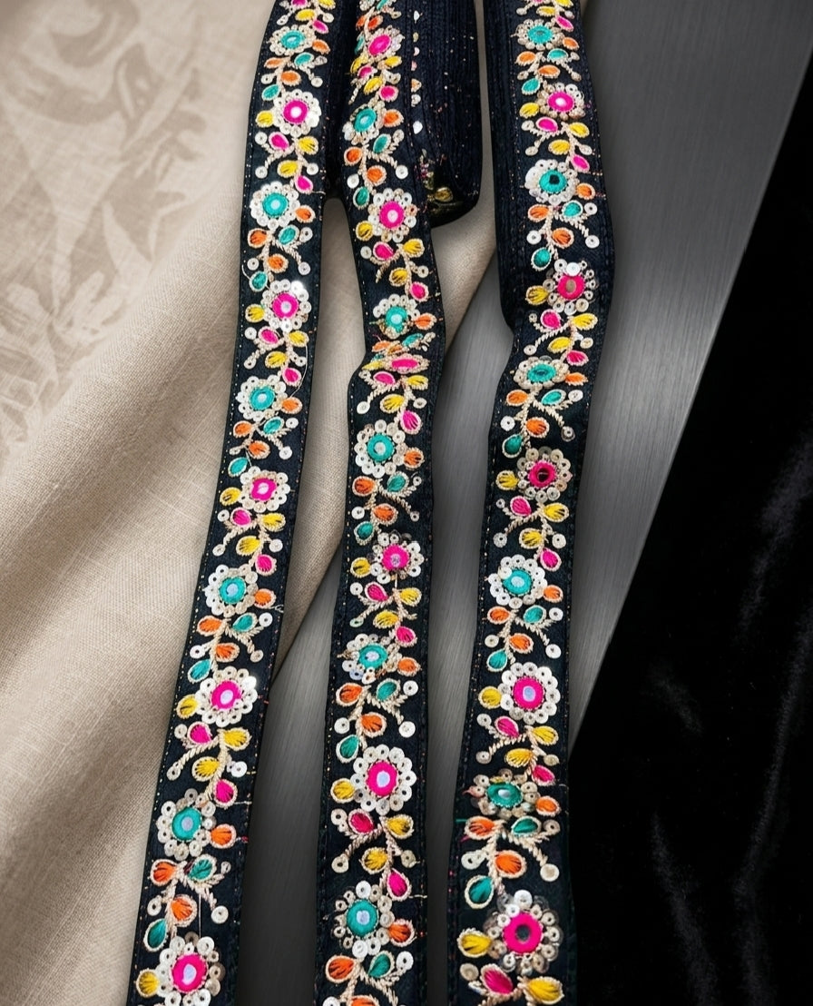 Multi Design Decorative Lace – 8 Yards Roll