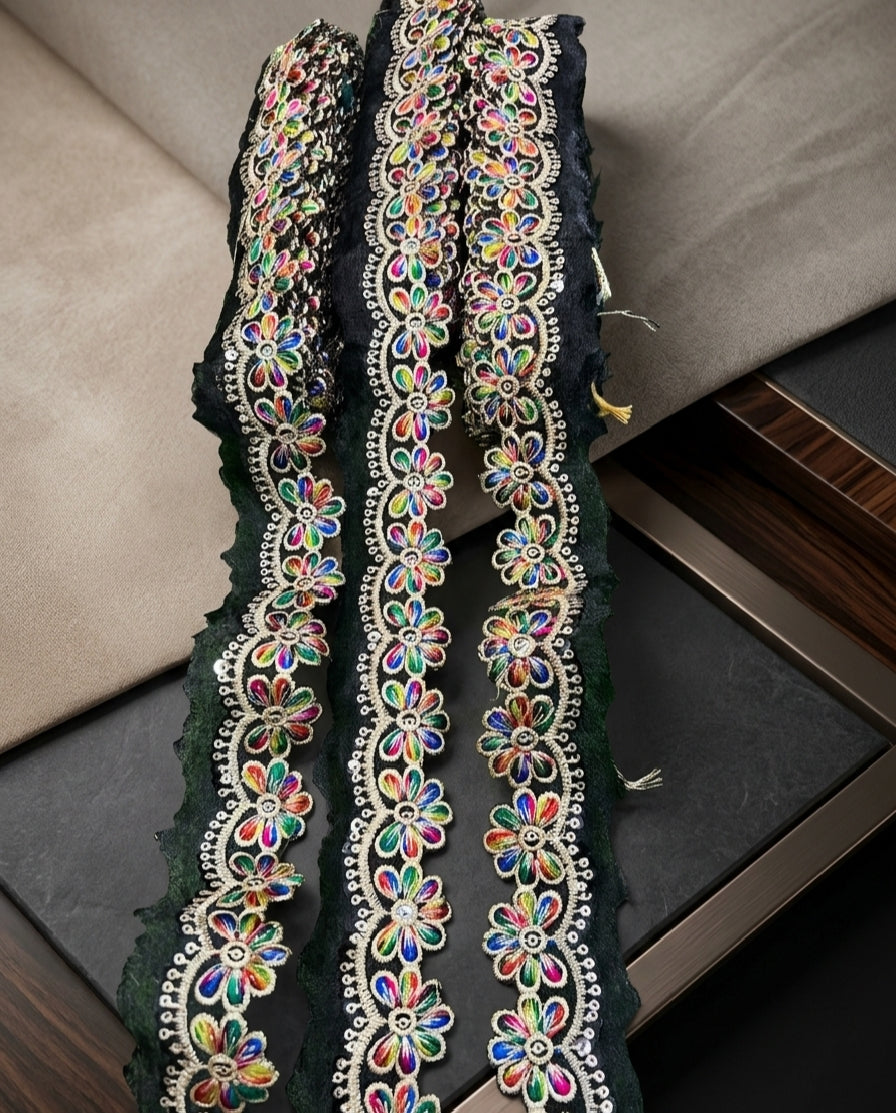 Multi Design Decorative Lace – 8 Yards Roll