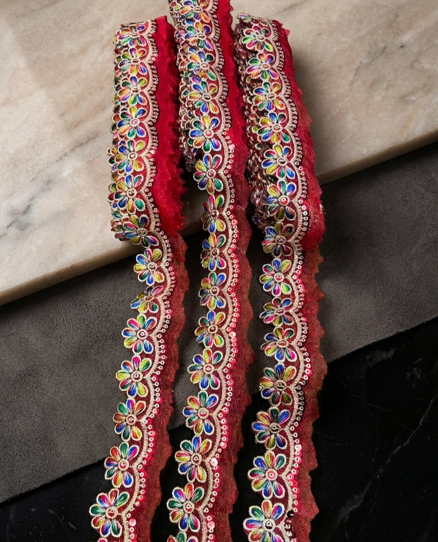 Multi Design Decorative Lace – 8 Yards Roll