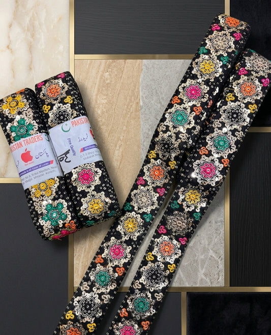 Multi Design Decorative Lace – 8 Yards Roll