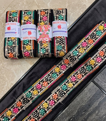 Multi Design Decorative Lace – 8 Yards Roll