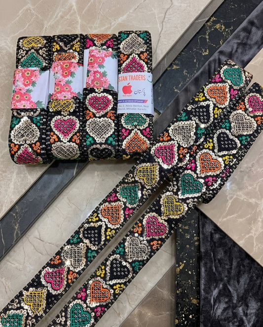 Multi Design Decorative Lace – 8 Yards Roll