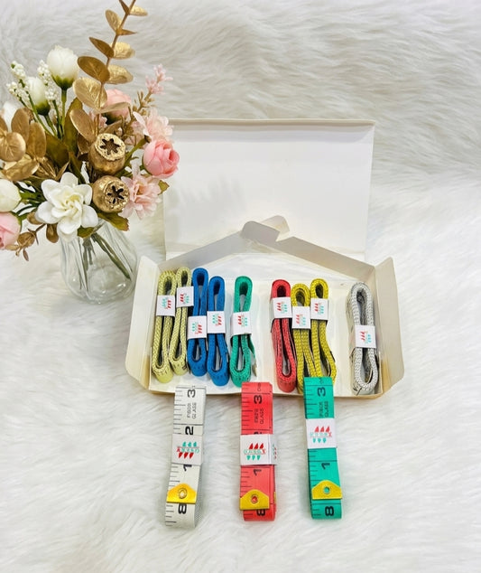 Tailor Measuring Tape | Flexible Inch Tape | 12 Pieces Box