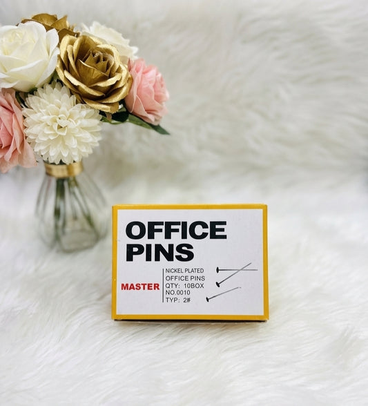 Master Office Pins | Nickel Plated Office Pins