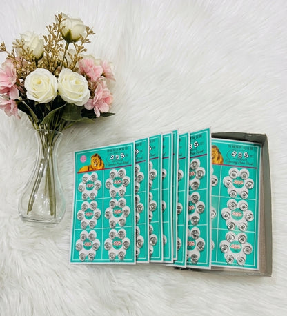 Lion Spring Press Stud Buttons | 8 Sets Box