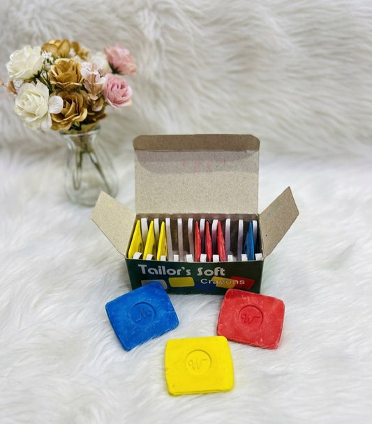 Tailor’s Fabric Marking Chalk Box – 10 Pieces