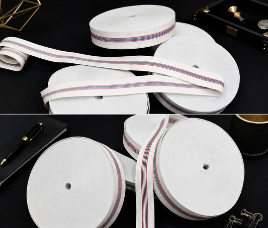 Premium Sewing Elastic Roll Pack (1 Inch + 1.25 Inch High Elasticity Bands) - Special Combo Offer