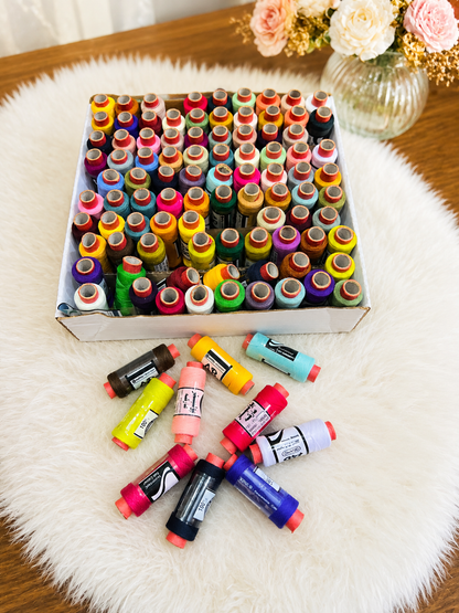 Mega Sewing Thread Bundle (100 Pcs Premium Box + Multi-Color Spool Pack Set) - Special Combo Offer