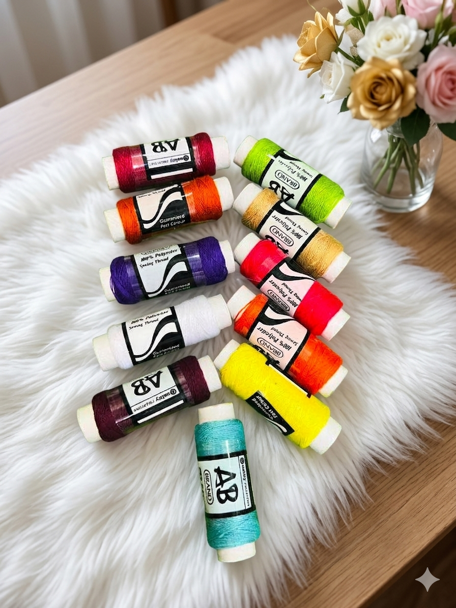 Mega Sewing Thread Bundle (100 Pcs Premium Box + Multi-Color Spool Pack Set) - Special Combo Offer